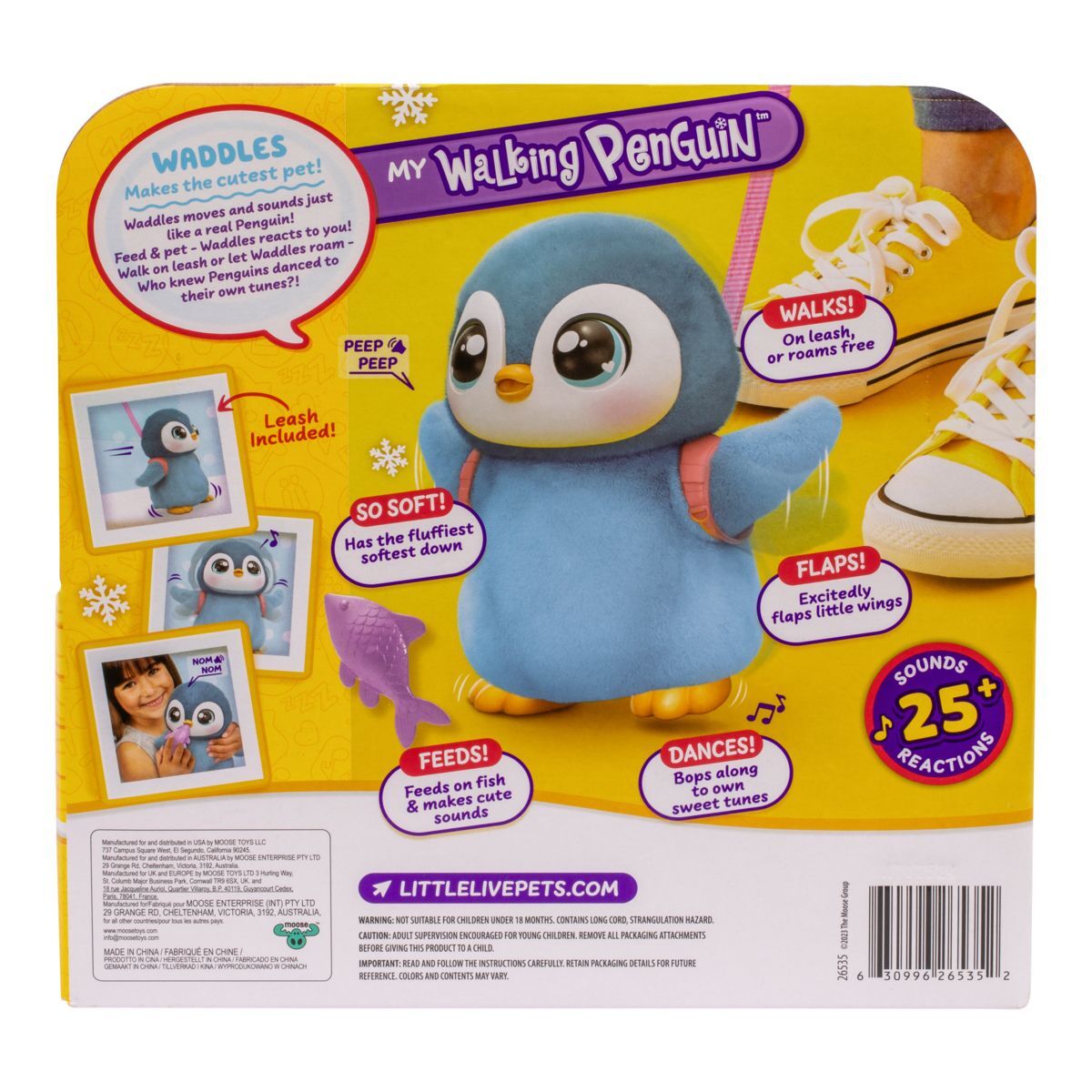 Little Live Pets My Walking Penguin Waddles Interactive Toy