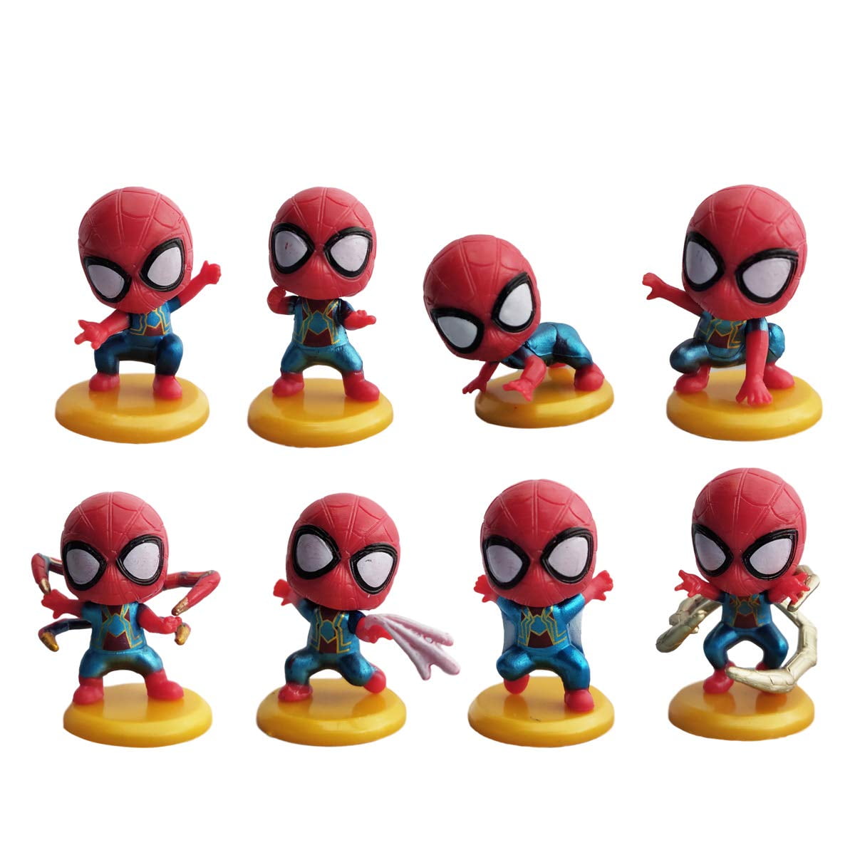 Action Figures Spider-Man Set Of 8 4.5 cm E13-837