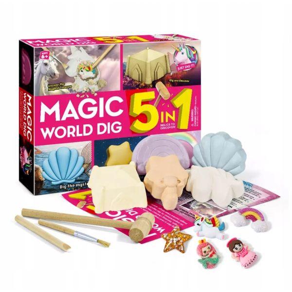 Eduman 5 In 1 Magic World Dig Kit