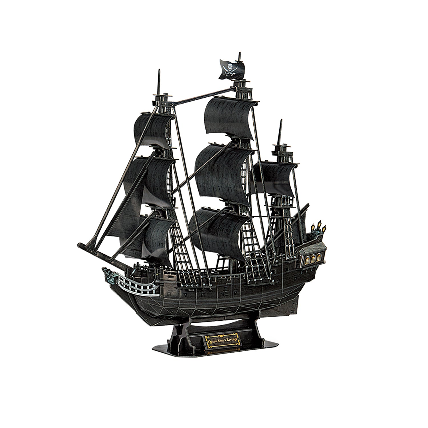 Cubic Fun The Queen Annes Revenge Ship Shaped 3D Puzzle (T4005h)- 155 Pieces