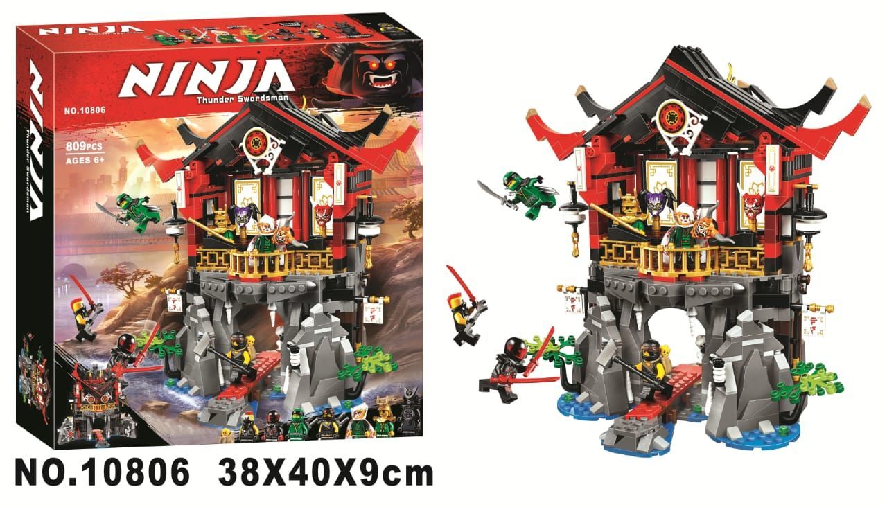Building Blocks 10806 Ninja Thunder Swordsman 809 PCS