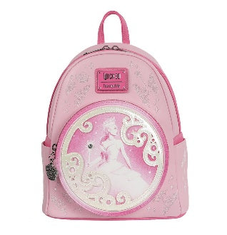 Funko Loungefly! Leather Movies: Wicked 2 Glinda Pink Mini Backpack