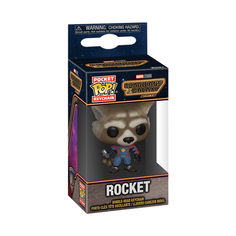 Funko Keychain Marvel Gurdians Of The Galaxy - Rocket