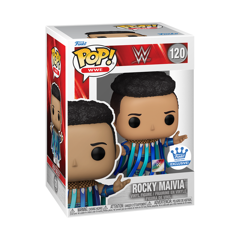 Funko Pop! WWE - ROCKY MAIVIA (METALLIC)