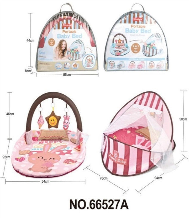 Pop-Up Baby Cradle & Travel Bed – 2-in-1