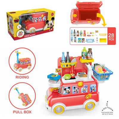School Bus Cash Register Play Set