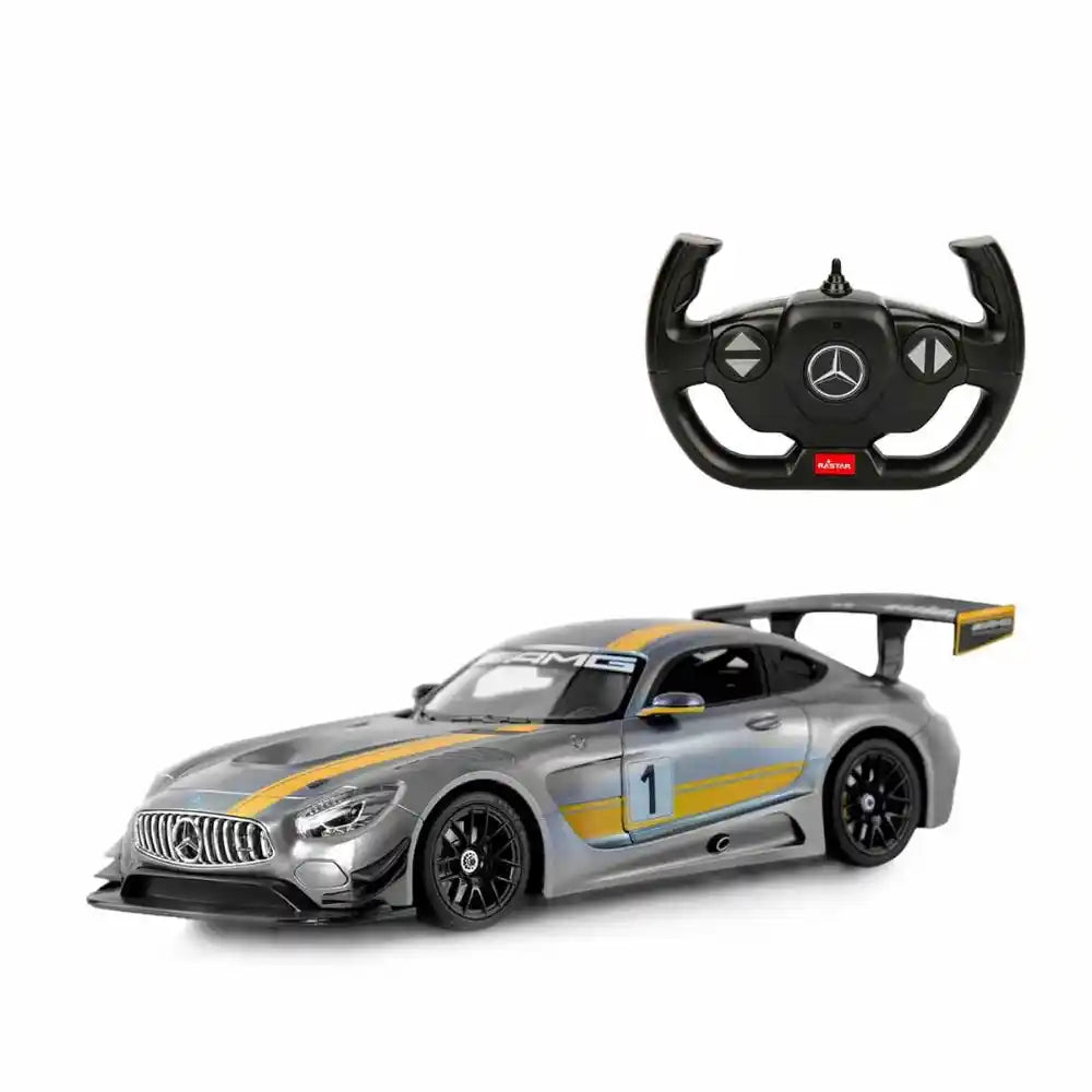 Rastar 1:14 Scale Remote Controlled Mercedes-AMG GT3 Car - Grey