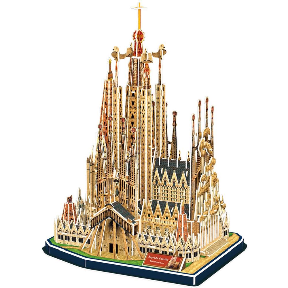 CubicFun National Geographic 3D Puzzle - Sagrada Familia (Barcelona) with a Booklet