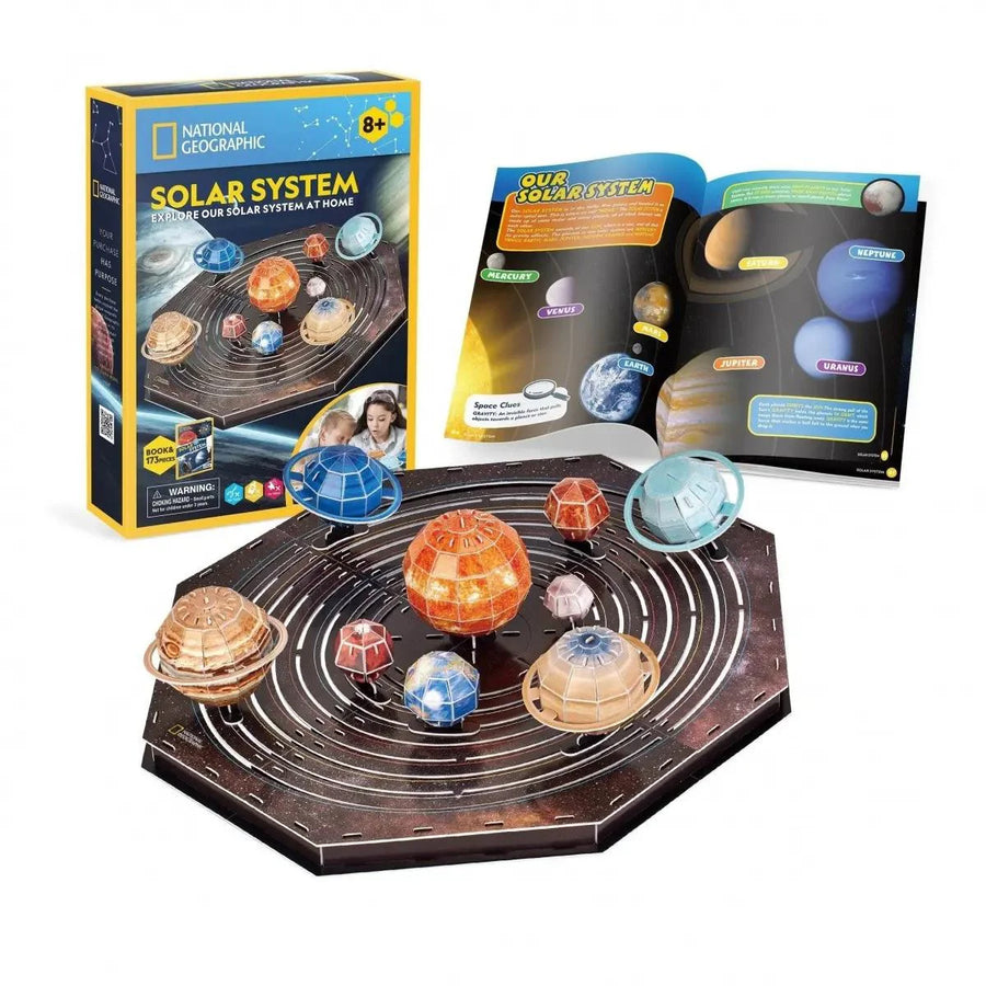CubicFun Nasa Solar System 3D Puzzle, 39.4 X 45.4 X 12cm 173 pcs