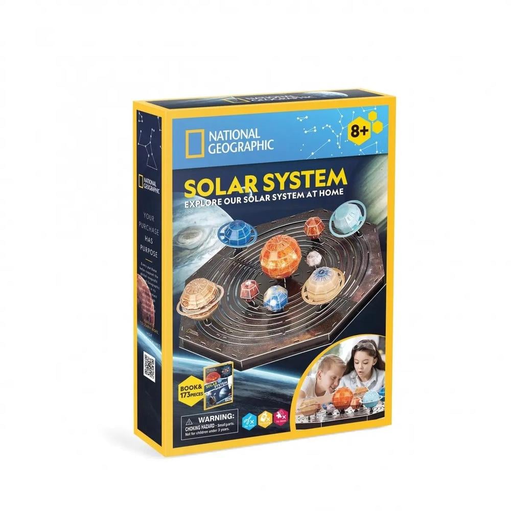 CubicFun Nasa Solar System 3D Puzzle, 39.4 X 45.4 X 12cm 173 pcs