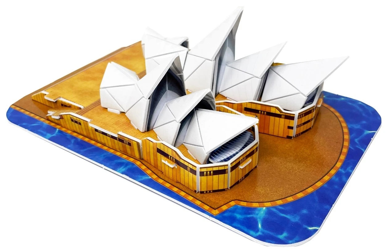 أحجية ثلاثية الأبعاد من ناشيونال جيوغرافيك دار أوبرا سيدني من كيوبك فن، 29.4 × 29.4 × 70.9 سم، 86 قطعة