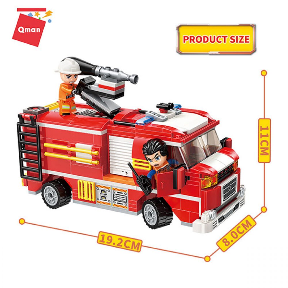 Qman 12012 Mine City Constructor Fire brigade art - 370 PCS