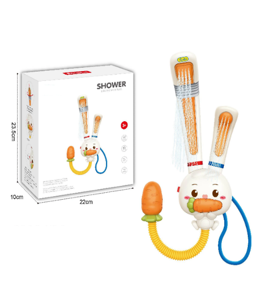 Double-Headed Rabbit Bath Shower Toy