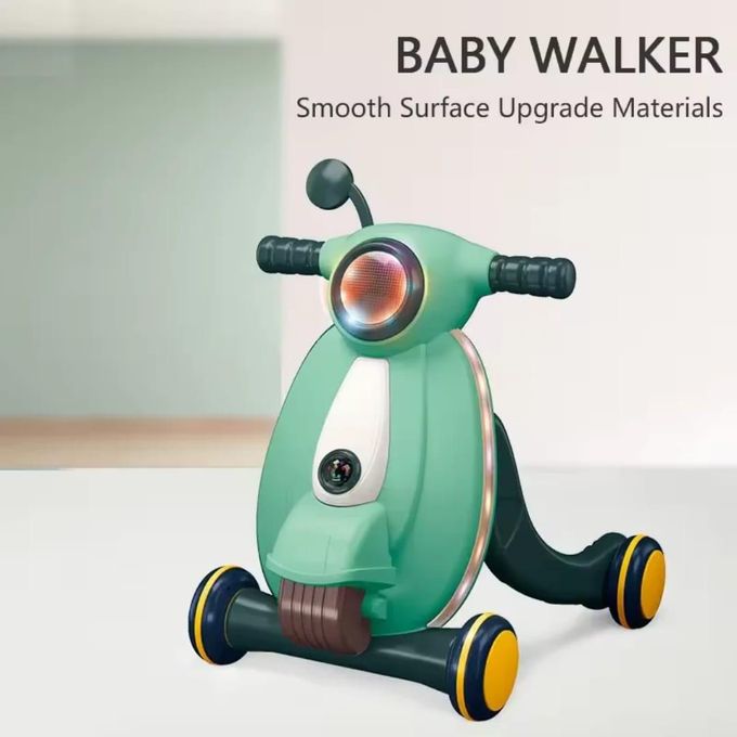 WISHKEY Plastic Multi Functional Baby Walker for Toddlers, 2-in-1 Baby Walkers with Fun Ball Game, Lights & Music, Walker for Kids for 1+ Years