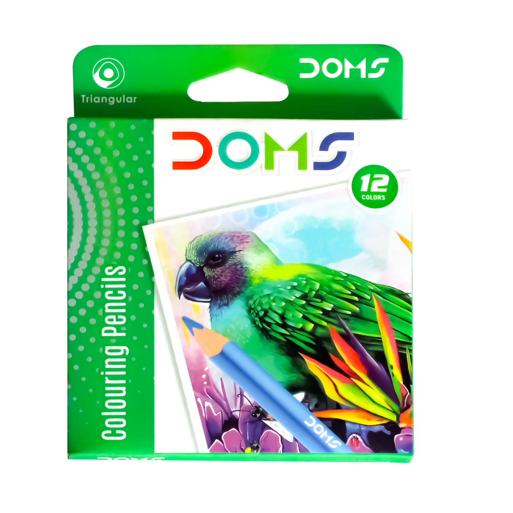 أقلام رصاص ملونة من Doms DM - 18803-12s للوازم الفنية للرسم