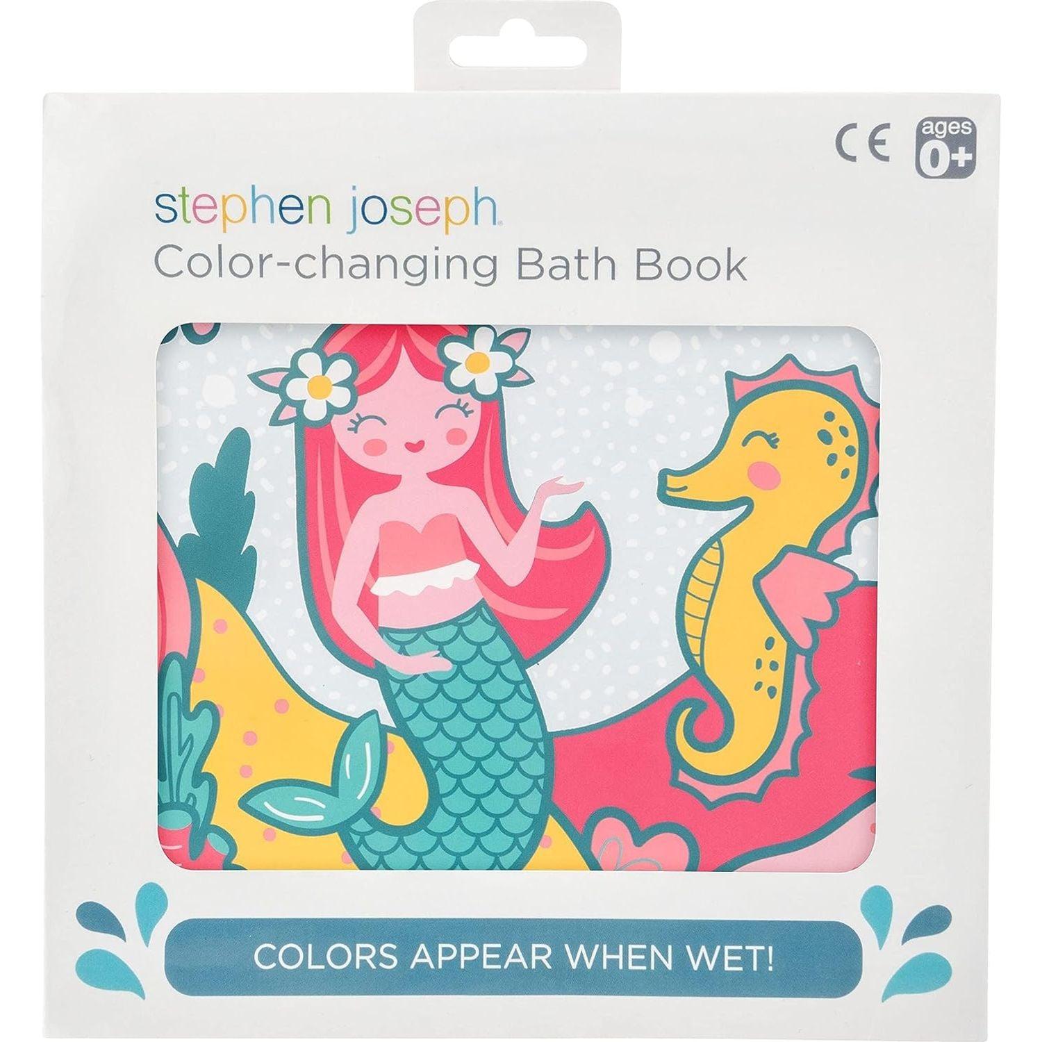 Stephen Joseph, Floating Color Changing Bathtime Book, Toddler Bath Toys