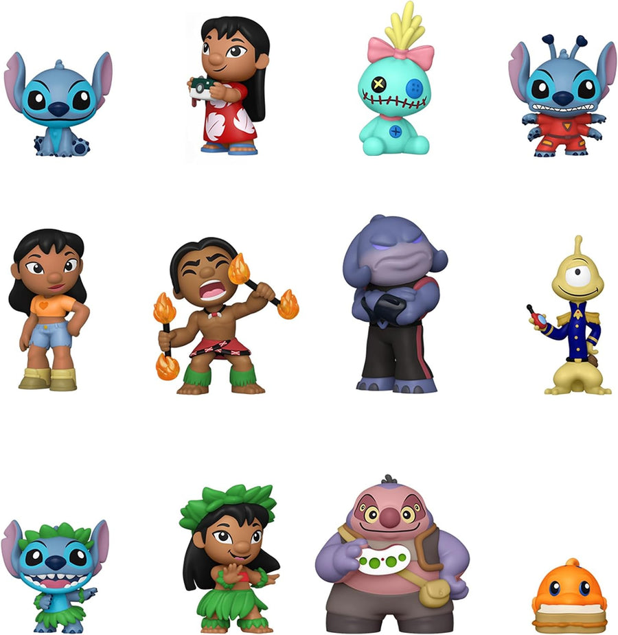 Funko Mystery Minis Cartoon Animation: Disney - Lilo & Stitch (One Random Piece) (CDU12PCS)