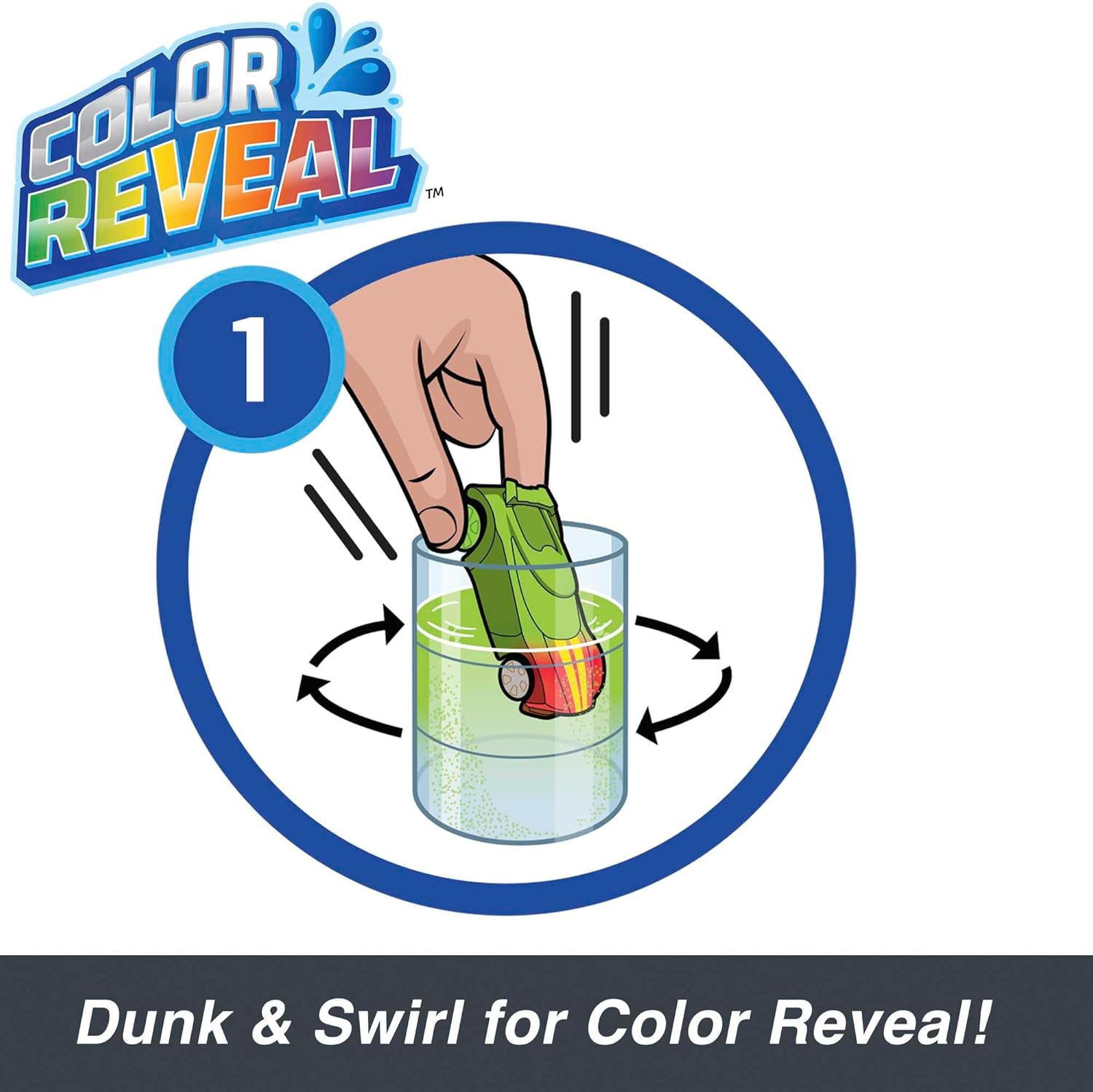 Hot Wheels Color Reveal 2 Pack of Vehicles with Surprise Reveal & Color-Change Feature