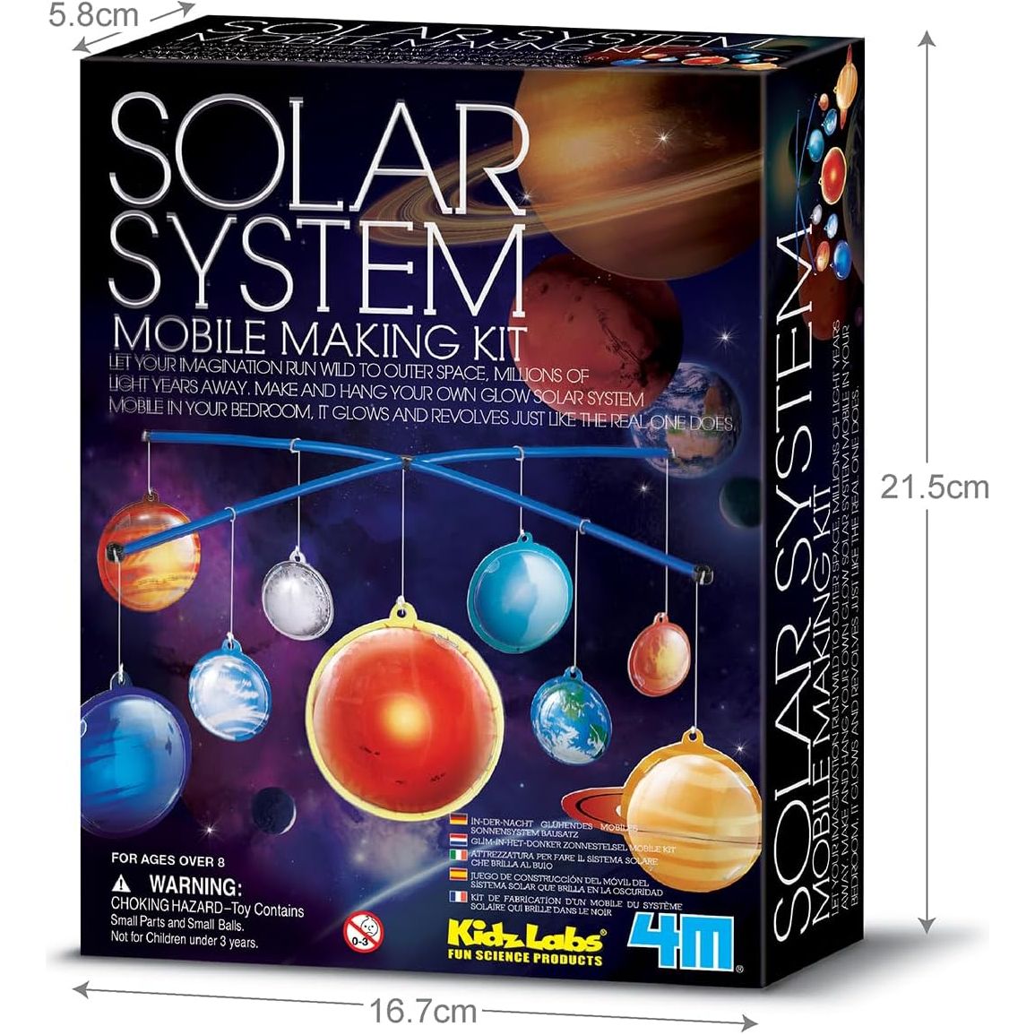 4M KIDZLABS - Glow Solar System Mobile