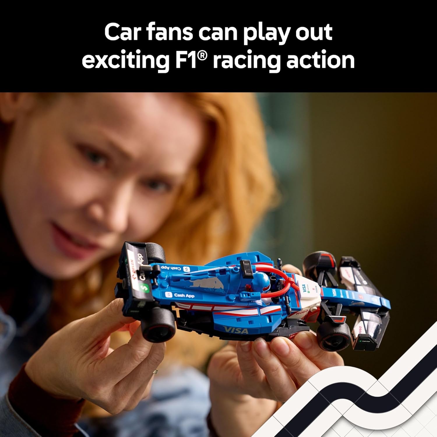LEGO 77246 Speed Champions Visa Cash App RB VCARB 01 F1 Race Car Model Kits - Building Sets for Adults, Ages 18+ W/Realistic Features