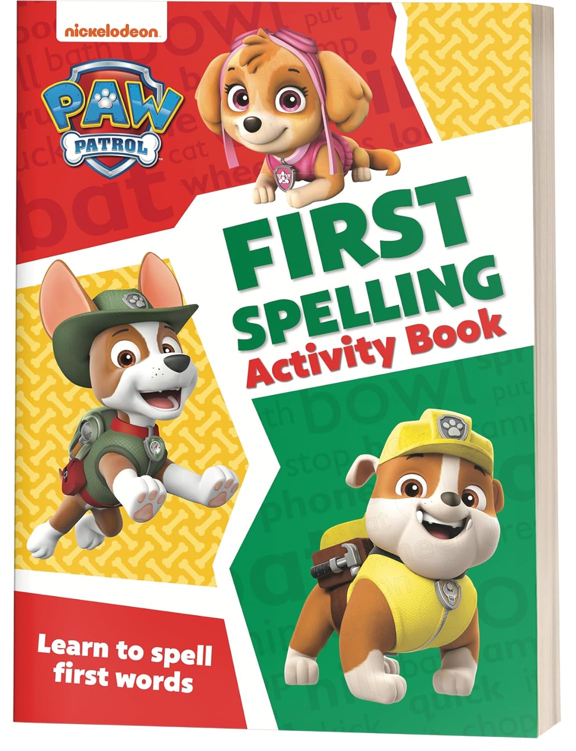 Nickelodeon Paw Patrol First Spelling Activity Book