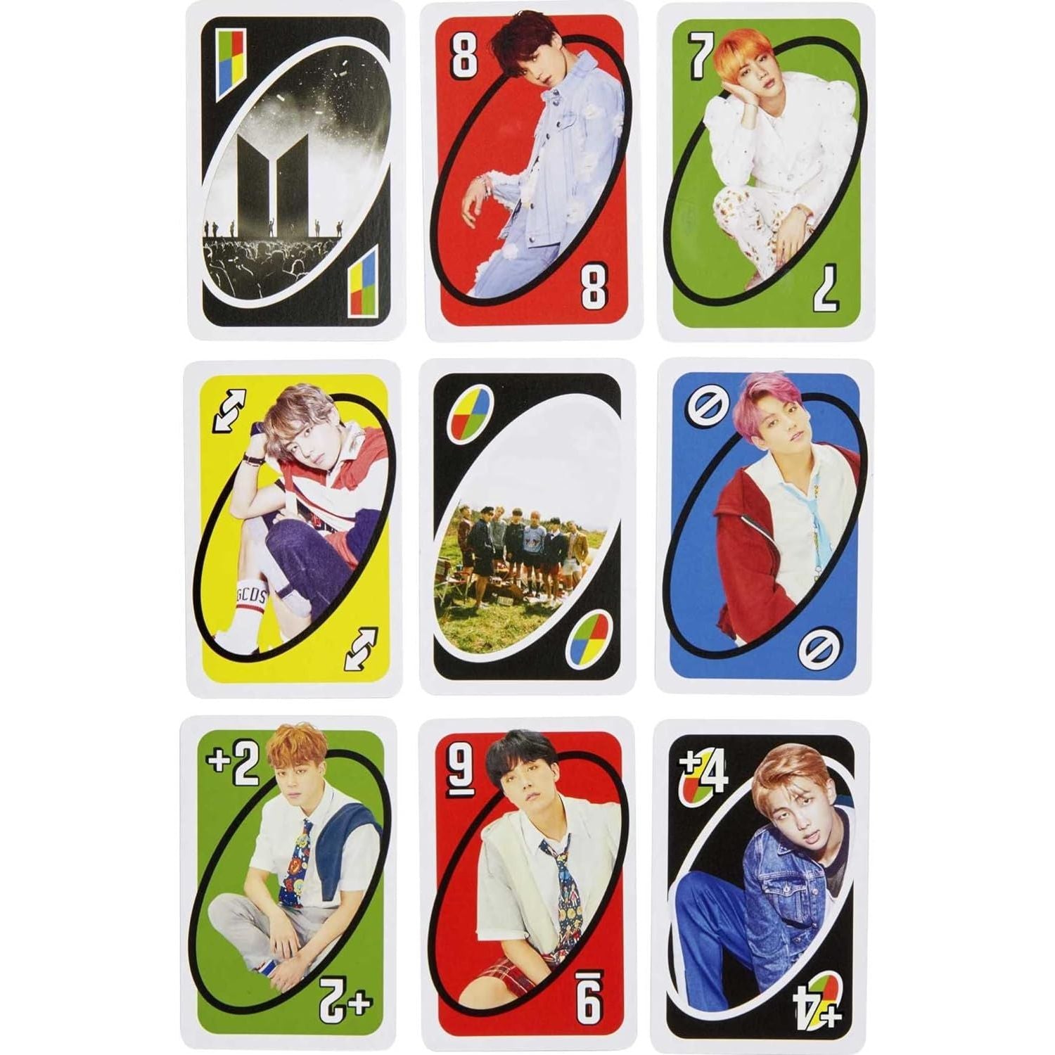 MATTELL BTS UNO CARD GAME Players 2-10
