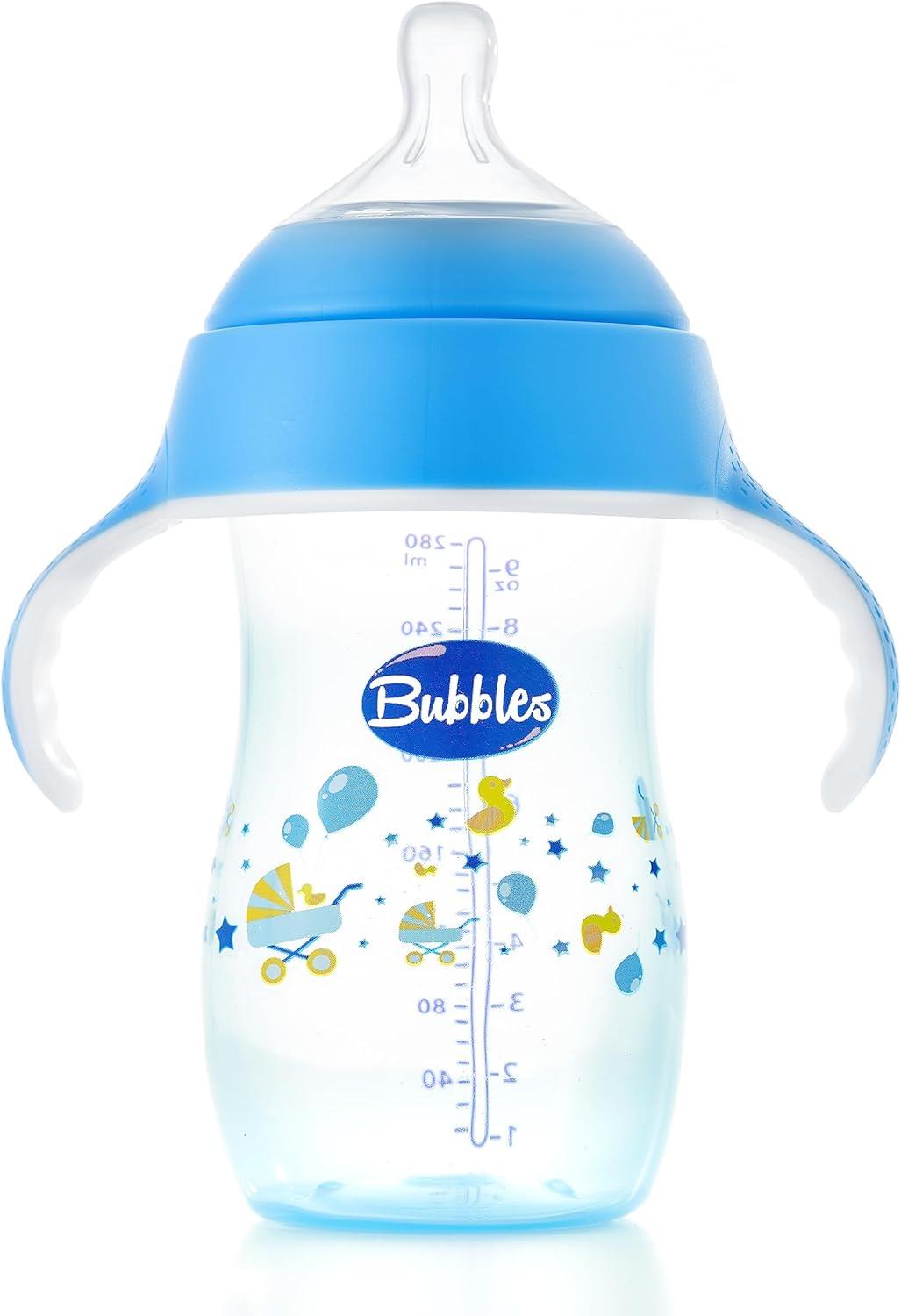 زجاجة رضاعة بابلز ناتشورال بيد 280 مل - ازرق