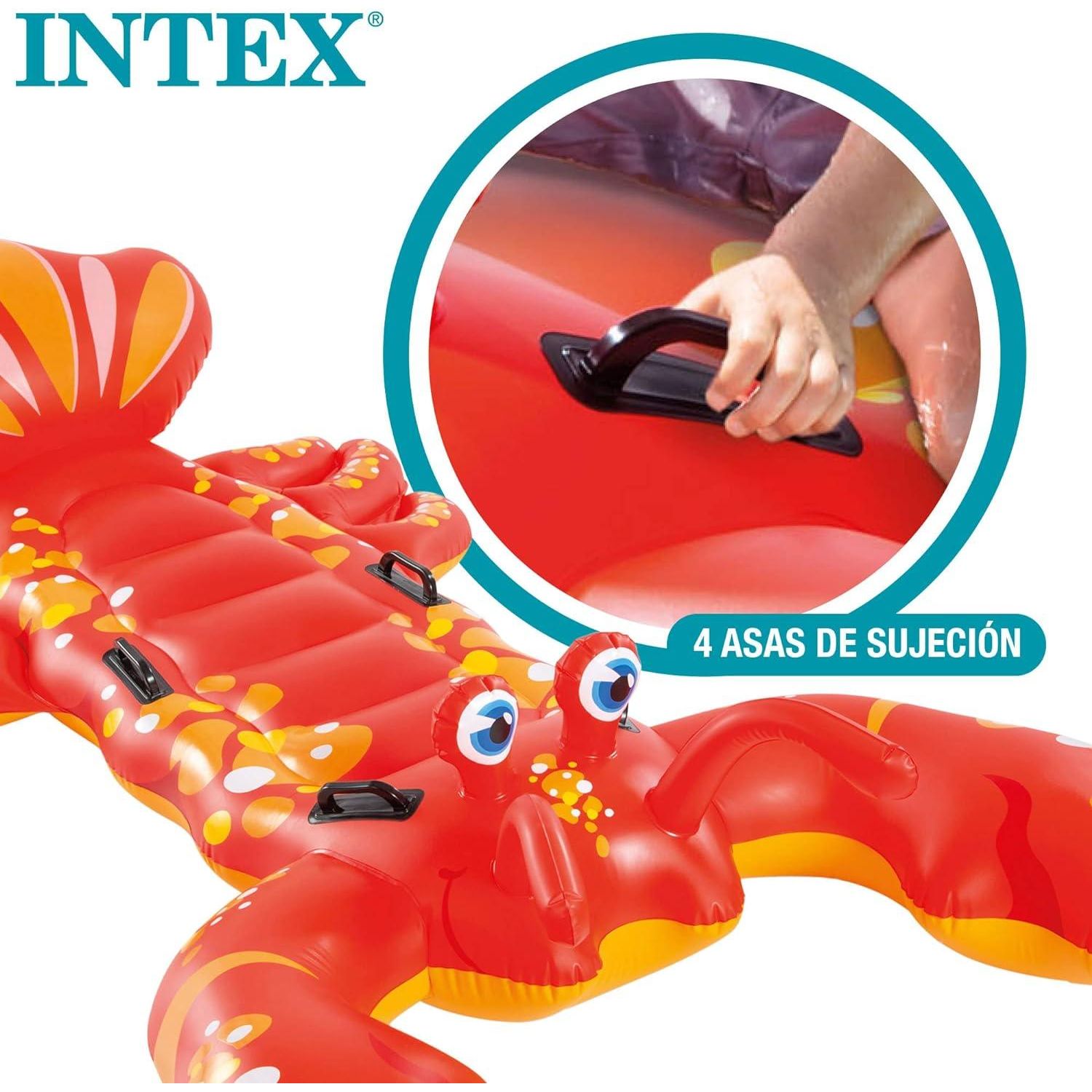 Intex ‎57528 twin baby swim pool funny floats toys inflatable lobster ride on-Size 84