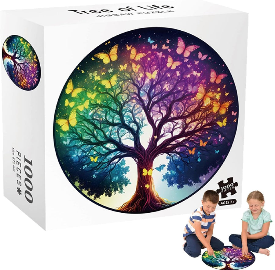 Tree of Life Round 1000-Piece Jigsaw Puzzle - LL1000-34