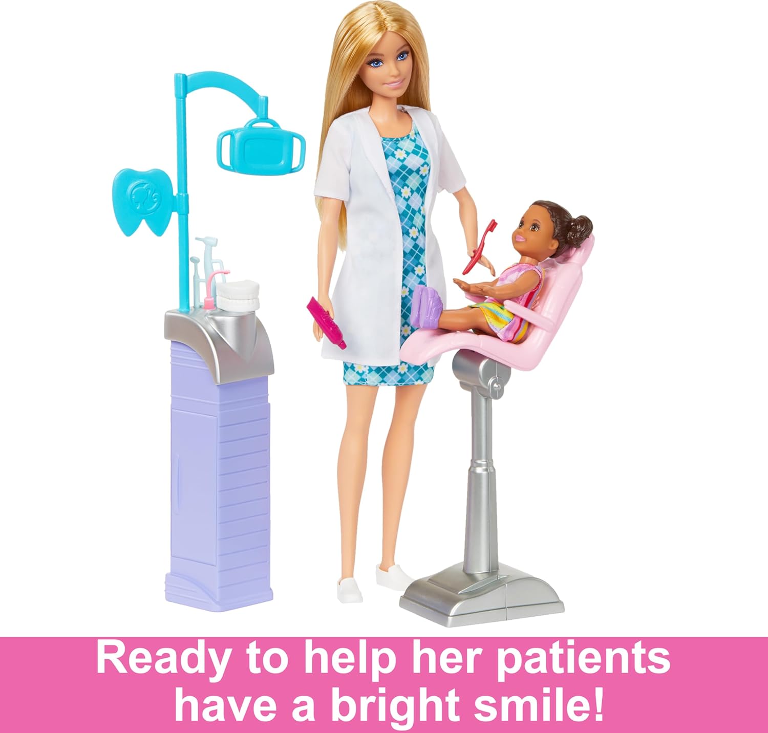 Mattel Barbie Dentist Doll Career Playset ASST