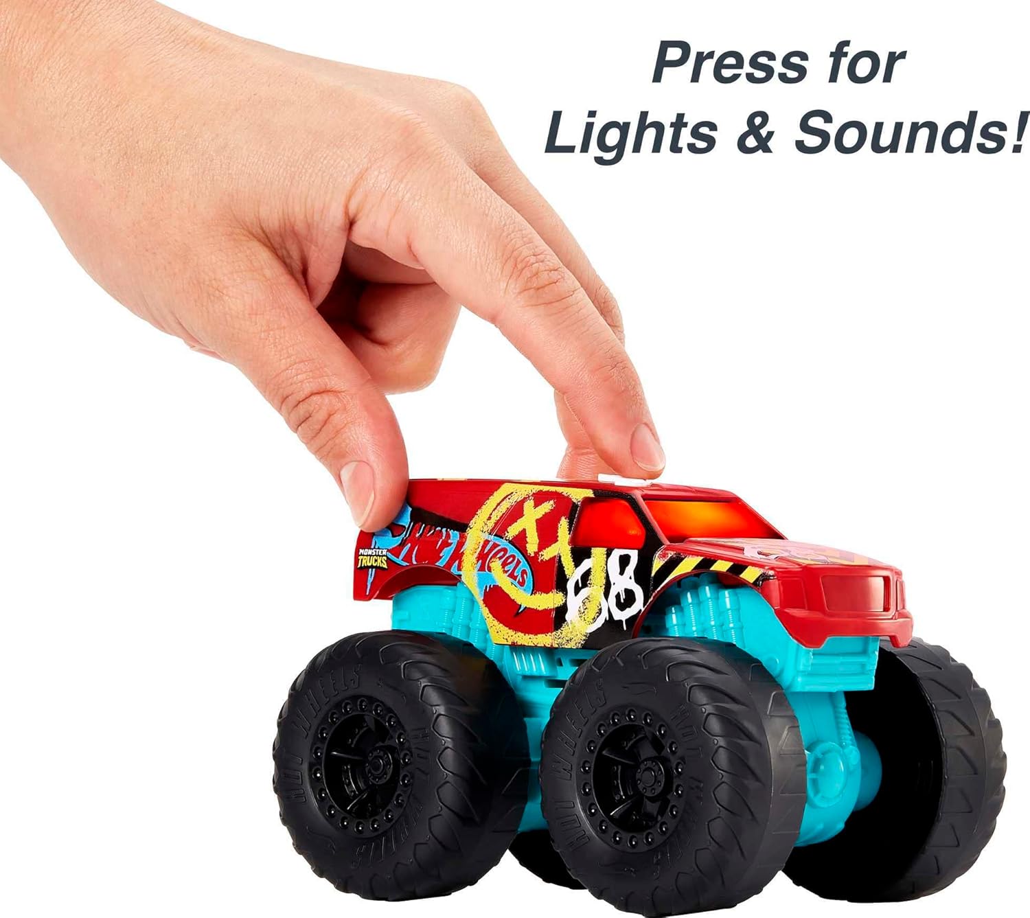 Mattel Hot Wheels Monster Trucks Roarin' Wreckers Demo Derby Lights & Sounds