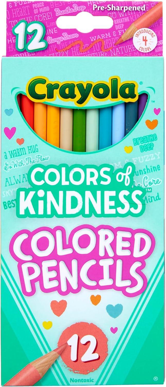 CRAYOLA Colours of Kindness Pencils - Assorted Colours (Pack of 12)