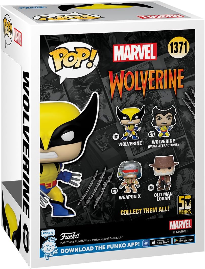 Funko Pop! Marvel: Wolverine 50th Anniversary - Wolverine