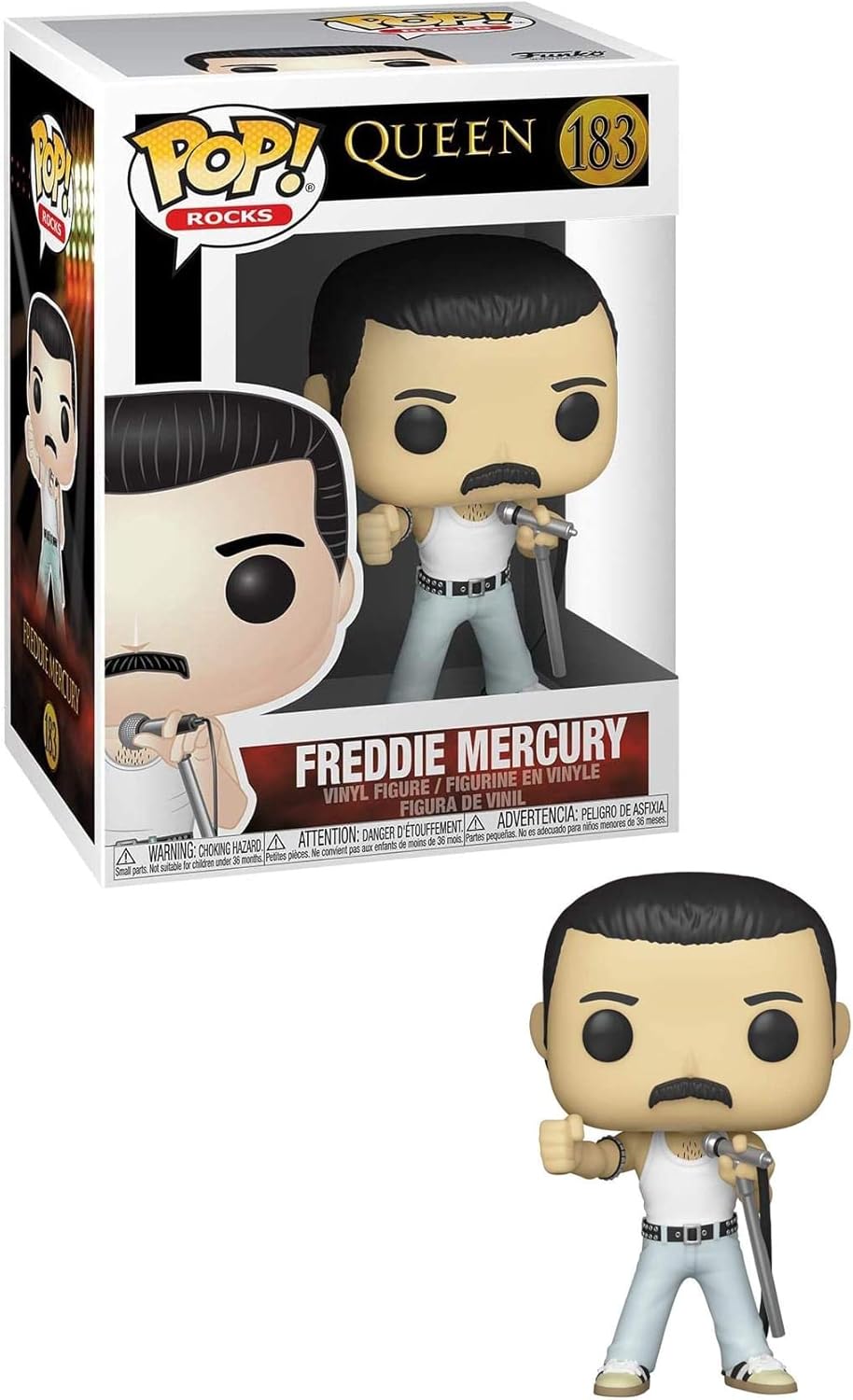 Funko Pop! Freddie Mercury figure with packaging 