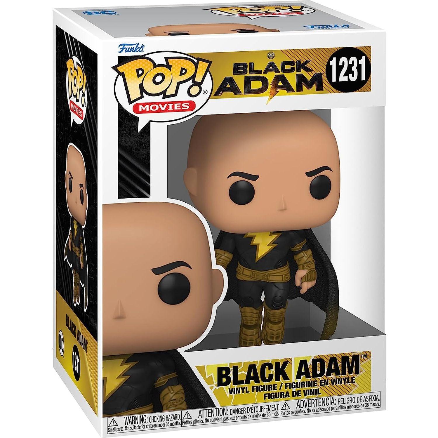 Funko Pop! Movies Black Adam - Flying with Cape - BumbleToys - 18+, Action Figures, Boys, Characters, DC Comics, Figures, Funko, Pre-Order