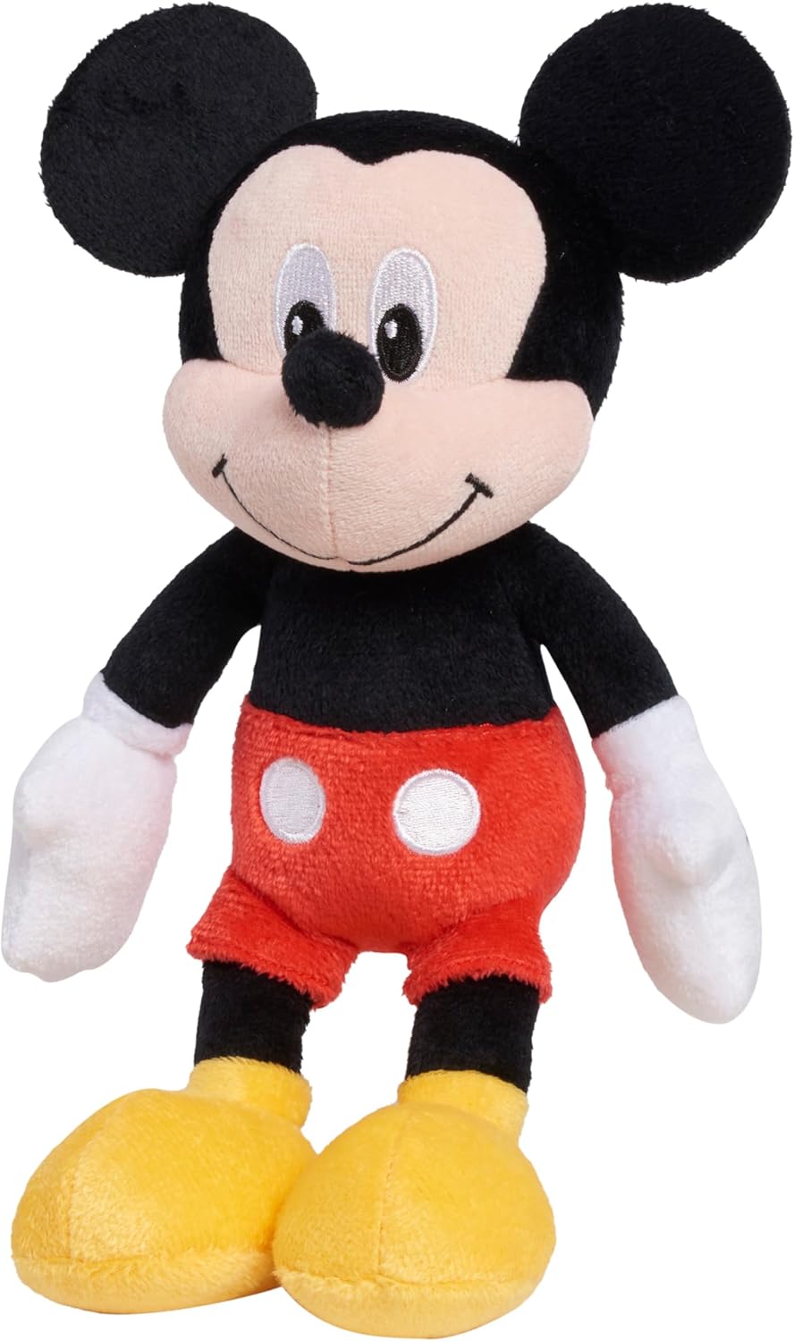 Disney Junior Mickey Mouse Bean Plush Mickey Mouse Stuffed Animal, Kids Toys for Ages 2 Up by Just Play