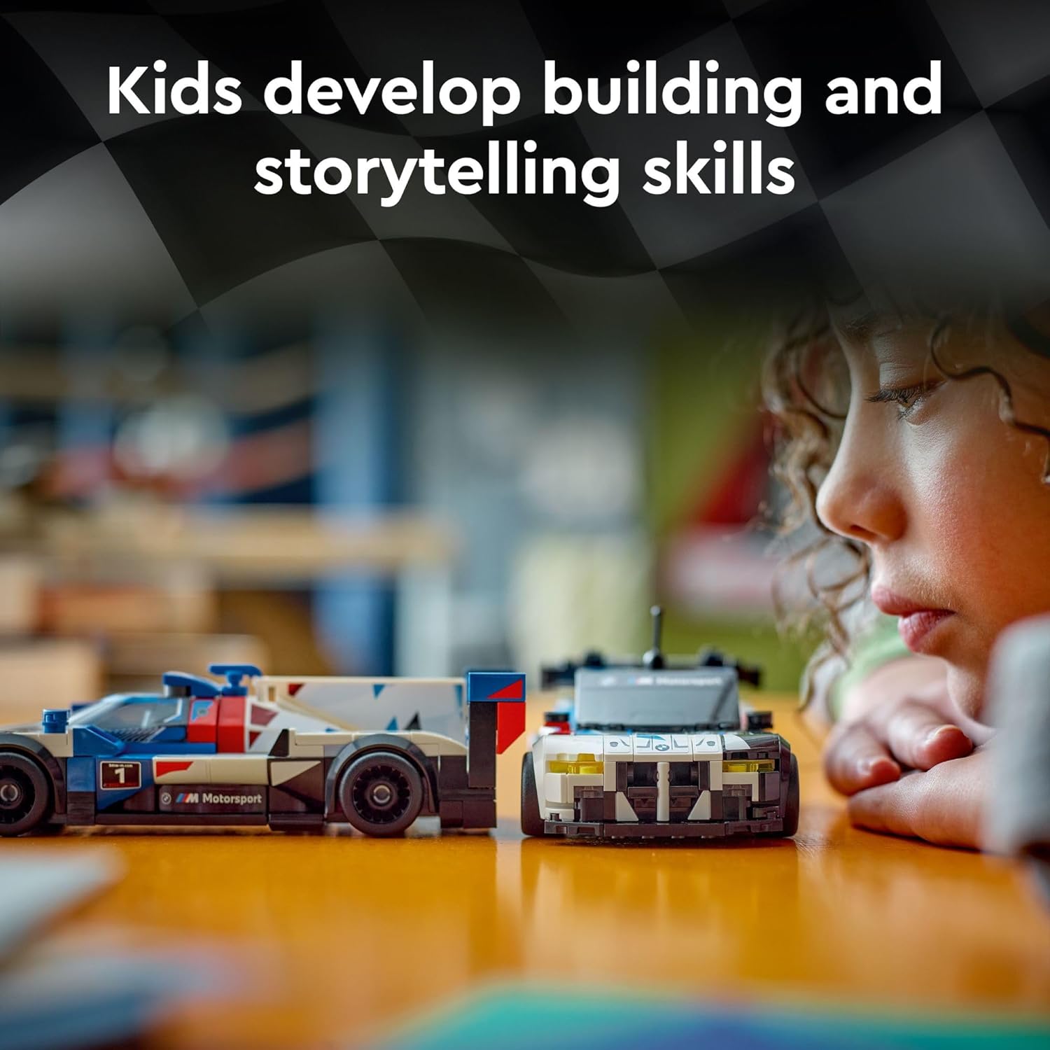 LEGO 76922 Speed Champions BMW M4 GT3 & BMW M Hybrid V8 Race Cars, BMW Toy for Kids with 2 Buildable Models and 2 Driver Minifigures