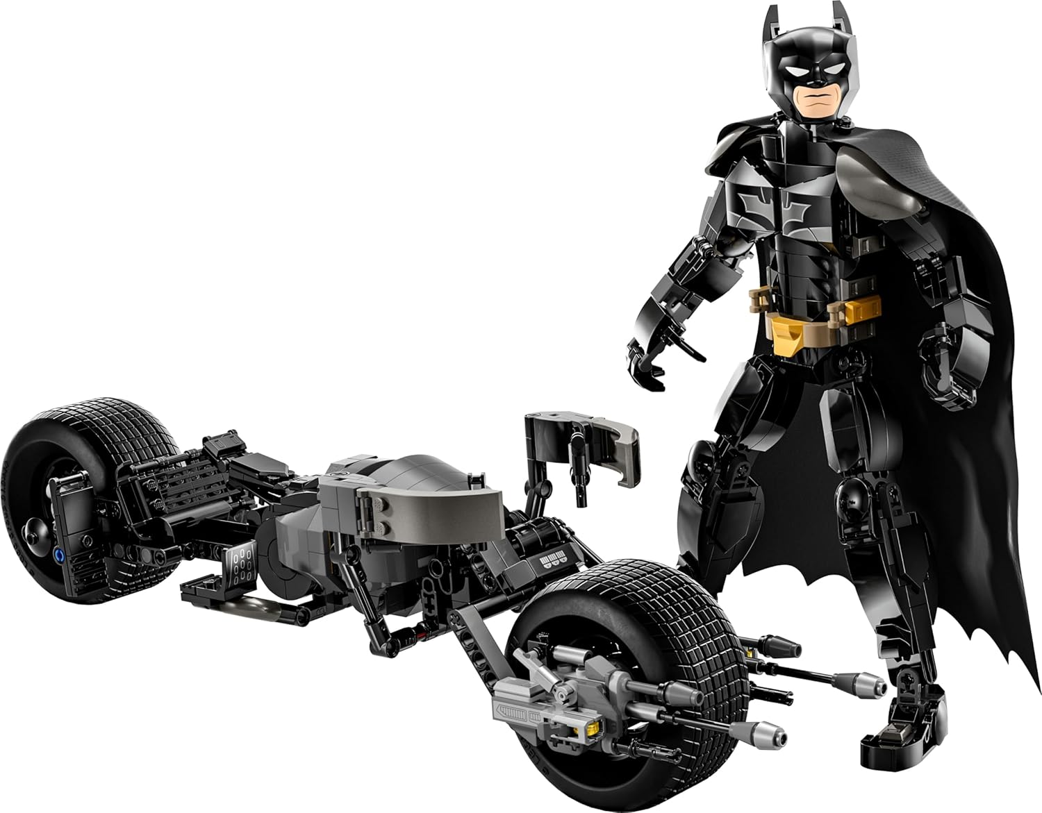 LEGO® 76273 DC Batman™ مجسم باتمان وباتمان قابل للبناء 