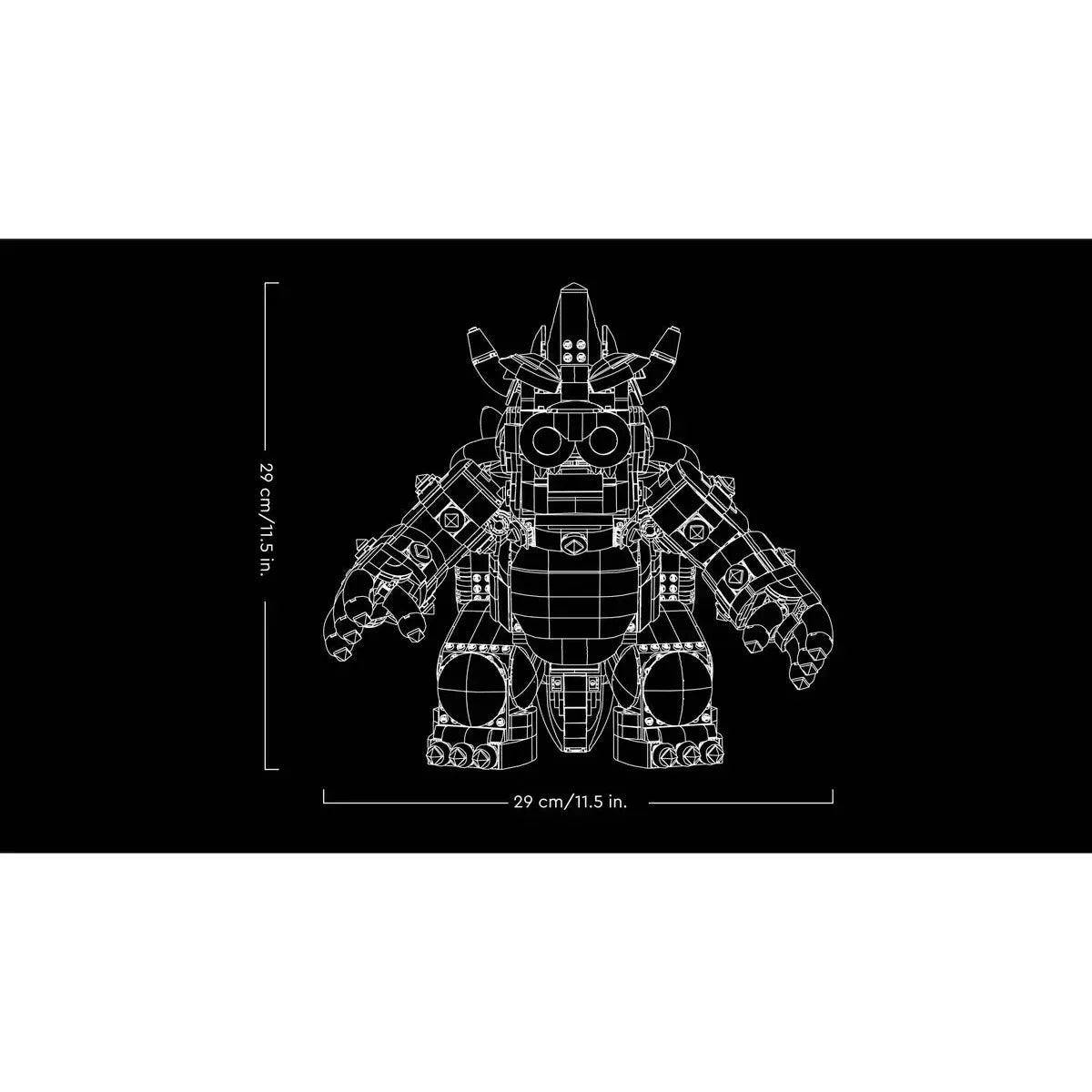 LEGO 71411 Super Mario The Powerful Bowser, Adult Building Model Kit, Collectible 3D Jointed Figure with Battle Base, Gadget Gift Ideas for Men and Women (Retiring Soon)