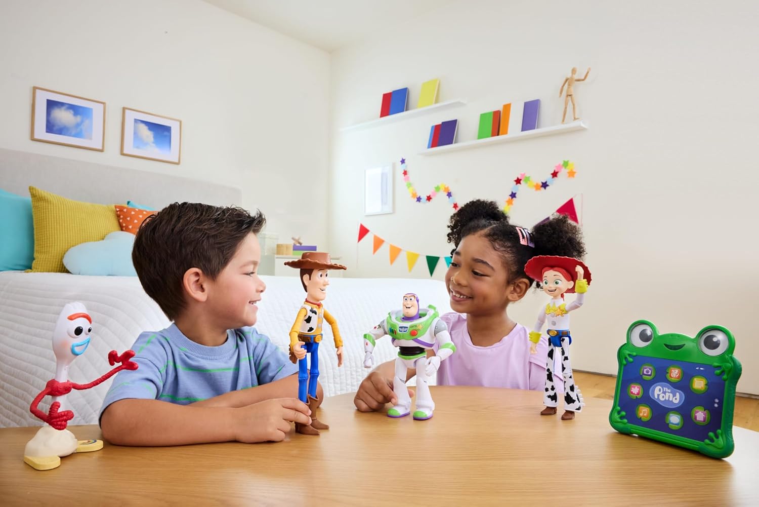 Mattel Disney and Pixar Toy Story 5 Interactables Figure, Buzz Lightyear 7 Inch Playscale, Movie Phrases & Converses with Other Characters in Line