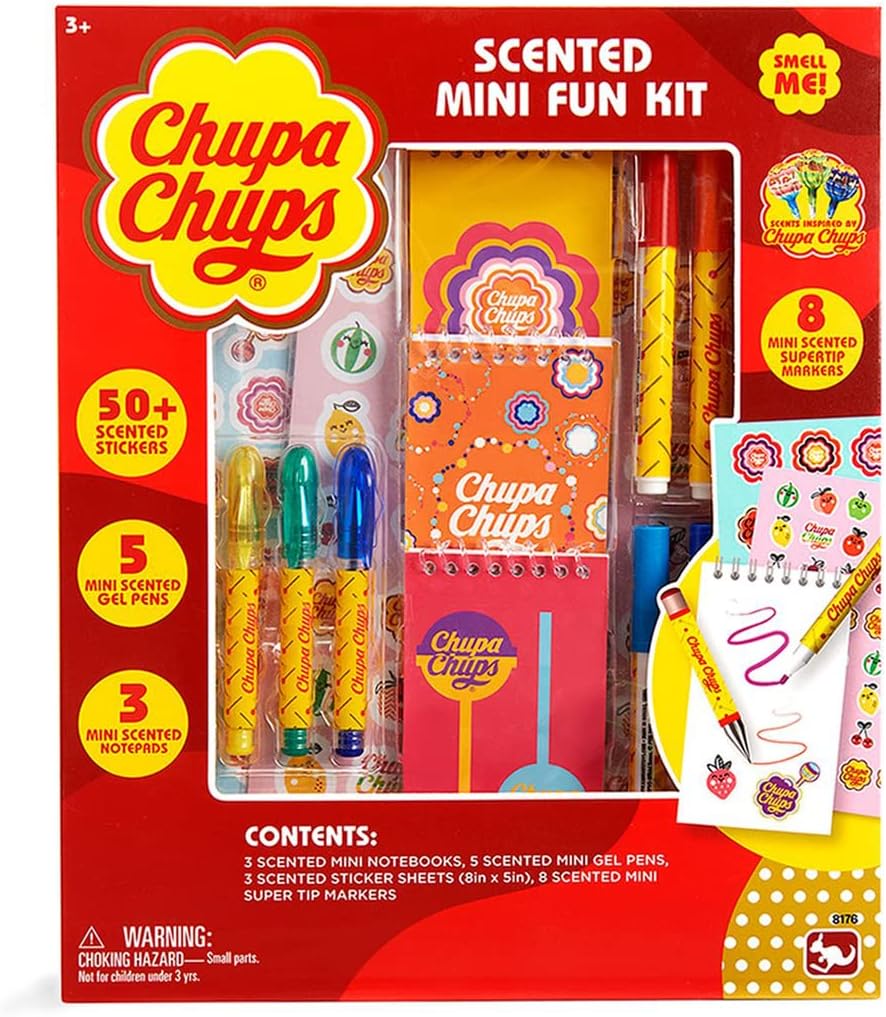 Chupa Chups Scented Mini Stationery & Tattoo Set