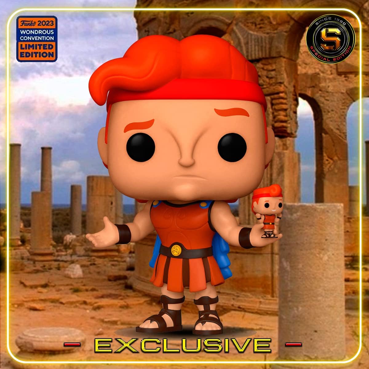 Funko POP!  Disney - Hercules with Action Figure  (Convention Exclusive)