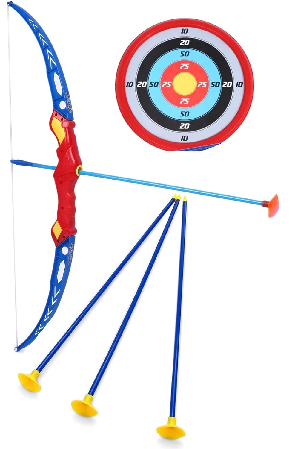 Archery Bow and Arrow Toy Set with Target Outdoor Garden Fun Game