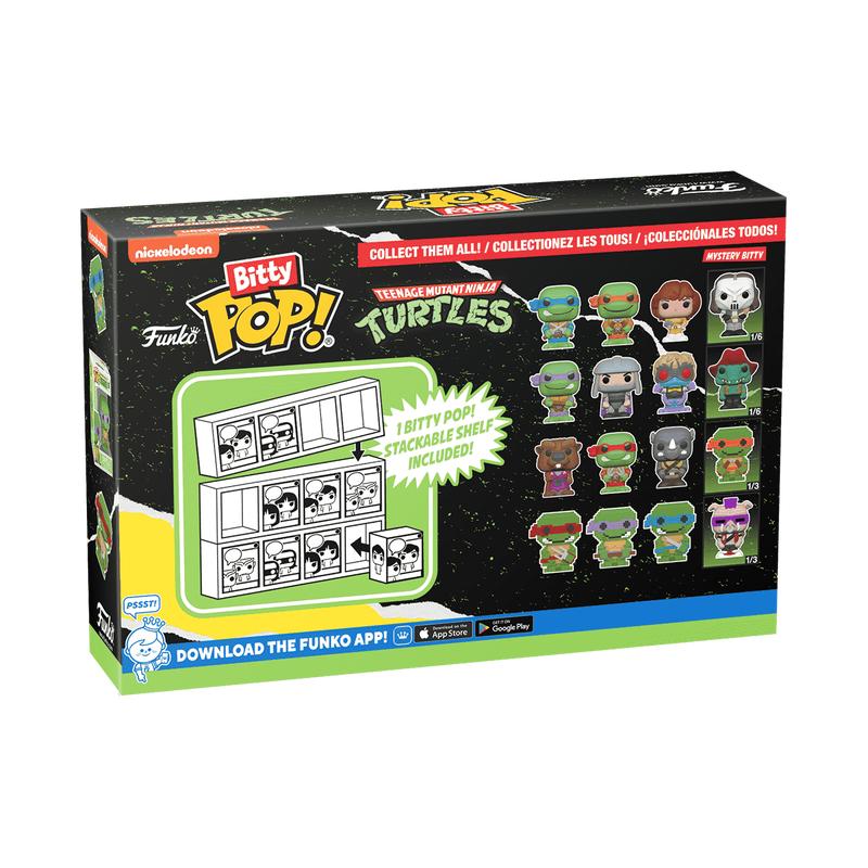 Funko Bitty Pop! Teenage Mutant Ninja Turtles 4-Pack Series 2