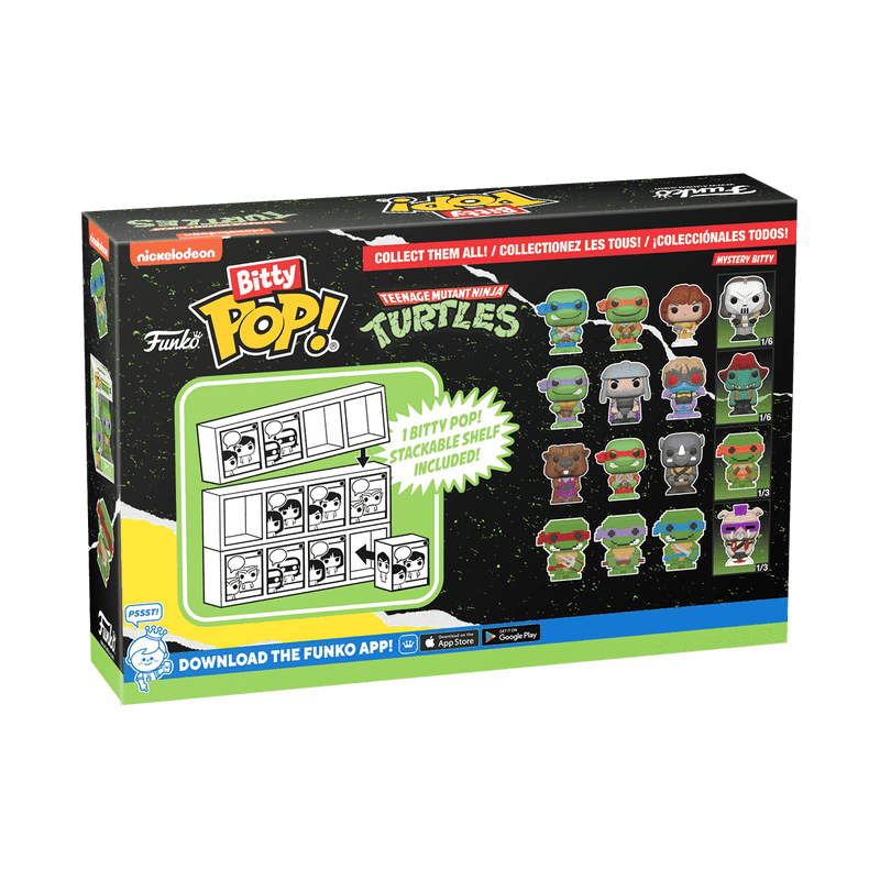 Funko Bitty Pop! Teenage Mutant Ninja Turtles 4-Pack Series 2