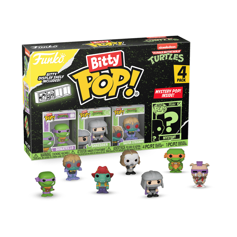 Funko Bitty Pop! Teenage Mutant Ninja Turtles 4-Pack Series 2
