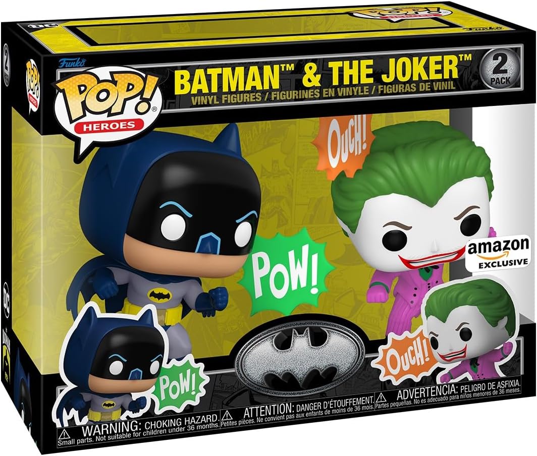 Funko Pop! Heroes Batman's 85th Anniversary - Batman and The Joker, 2-Pack