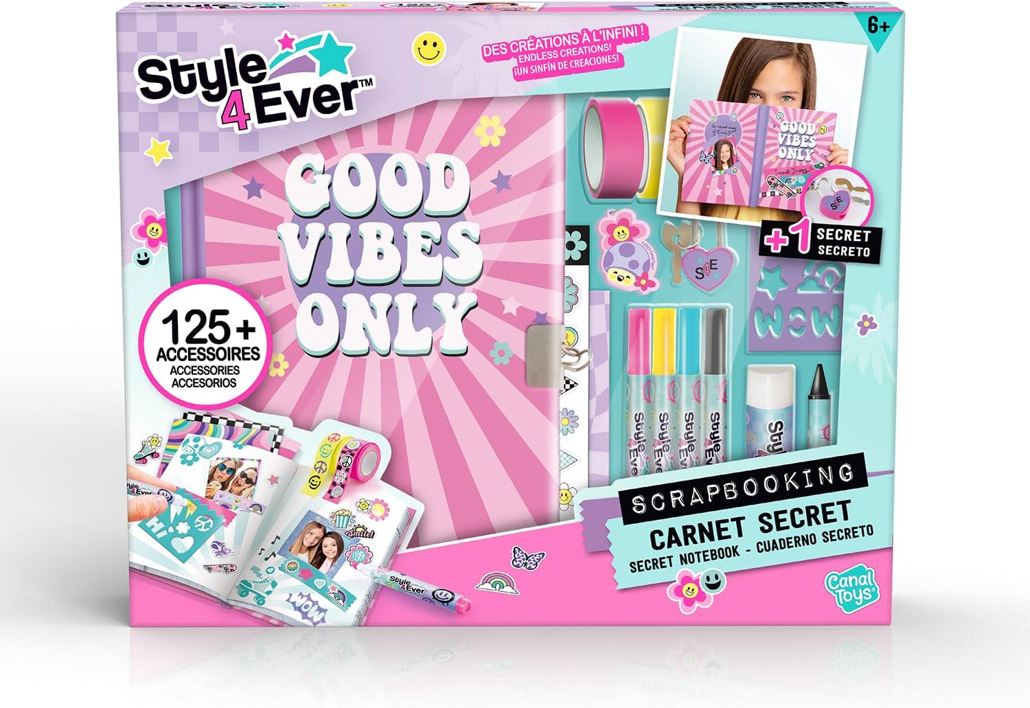 Canal Toys Style for Ever Secret Scrapbook - Good vibes only