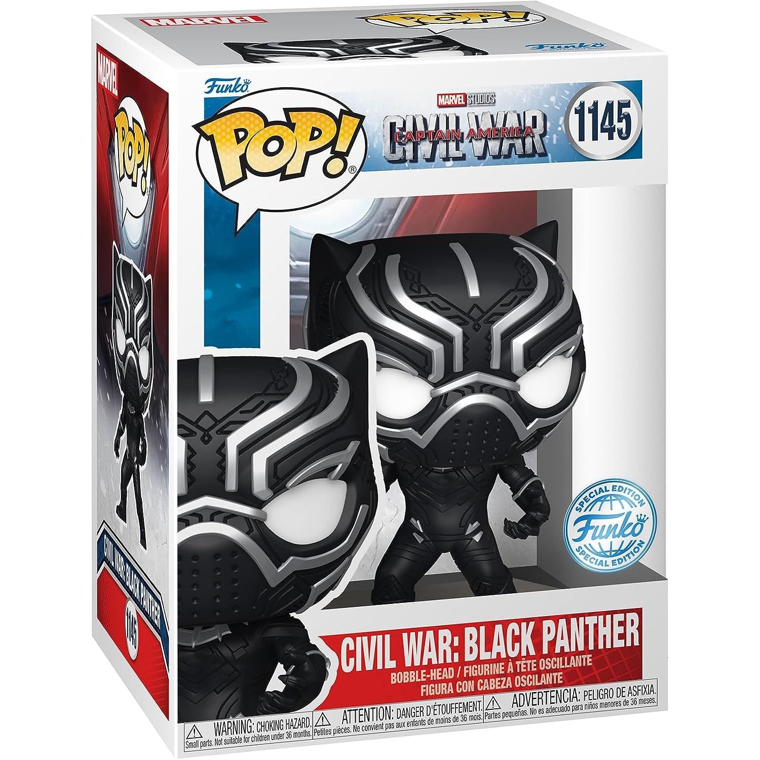 Funko Pop! Marvel Captain America Civil War Action Figure - Black Panther 1145