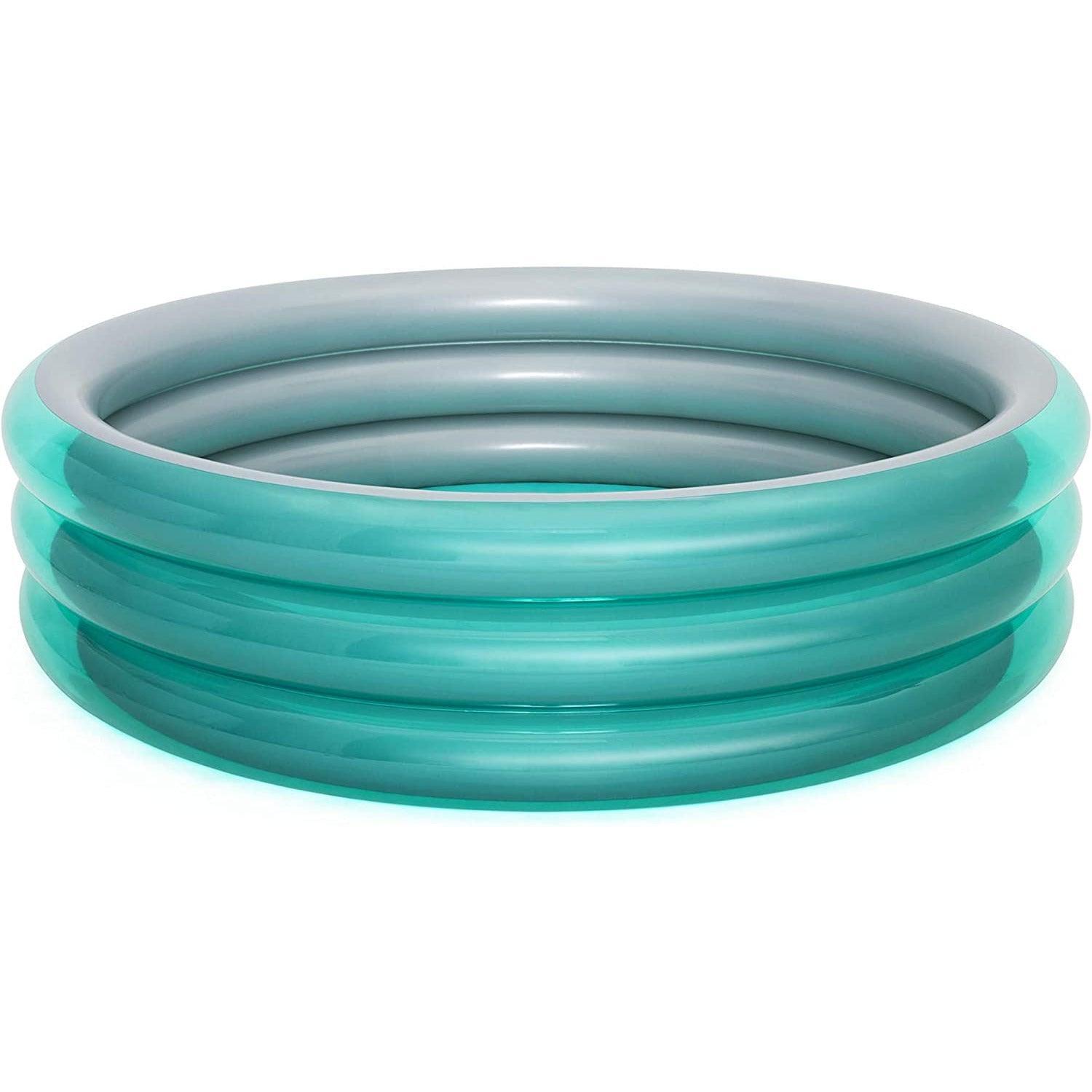 Bestway 51043 Big Metallic 3-Ring Pool 201X53 - BumbleToys - 8-13 Years, Boys, Eagle Plus, Floaters, Girls, Sand Toys Pools & Inflatables